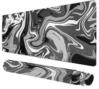Rcege Large Gaming Mouse Pad Extended Desk Mat with Non Slip Stitched Edge