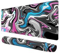 Rcege Large Mouse Pad for Desk - Gaming Mouse Pad with Non-Slip Base Stitched Edges, Desk Mat for Keyboard and Mouse