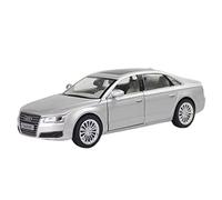 RCESSD 1:32 Scale Car Model - Audi A8 2013, Silver, Luxury Car, Adults, Unisex, Highly Detailed, Durable, No Operation, No Power Source