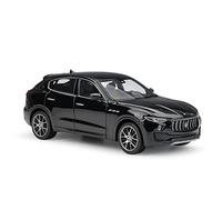 RCESSD scale car model 1:24 For Maserati Levante SUV Off-road Vehicle Metal Die-casting Model Car Miniature Car Toy Car collect vehicles (Color : Black)