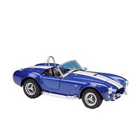 RCESSD scale car model 1:24 For Shelby Cobra 427 S/C 1965 Retro Convertible Sports Car Alloy Replica Car Die-cast Model Car collect vehicles (Color : Blue)
