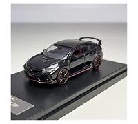 RCESSD scale car model 1:64 For Honda Civic FK8 Type R JDM Alloy Die-casting Finished Model Car Miniature Car Display collect vehicles (Color : Black)