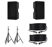 RCF ART 915-A Set + Stands and Cables