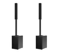 RCF EVOX J9 (Pair) Active Three-way Portable Column Speaker (Black)