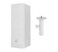 RCF NXL 14-A Compact Active Point Source Speaker (White)+ Stand Adapte