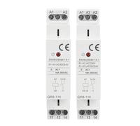 RCGKNNMUZ GR8-116 Intermediate Relay Auxiliary Relay AC DC 12V 24V 48V 110V 230V Switch Relay 16A(GR8-116-AC230VDC24V)