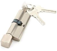 RCGKNNMUZ Thumb Turn Euro Cylinder Lock,Lock Cylinder 70mm Aluminium Alloy Security Home Door Lock Cylinder with 3 Keys Safety Lock Door Barrel Lock