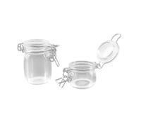 RCGOFOLLOW 1/6 Scale Dolls House Miniature Storage Jar Long Lasting Craftsmanship For Decorative Dollhouse Needs Dollhouse Furniture Storage Jar Miniature Decor Furniture Decor, clear