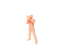 RCGOFOLLOW 1/64 Scale Unpainted Figure Model Miniature Model DIY Coloring And Creating Realistic Tiny People Puppet Scenes People Figures Realistic Tiny Puppet, Style C
