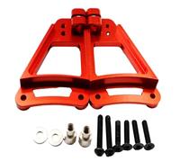 RCGOFOLLOW 2pcs 1/10 Aluminum Alloy Front Shock Tower For VENTURE Crawler Adjustable RC Car Accessories Replacement Parts RC Upgrade Part, Red