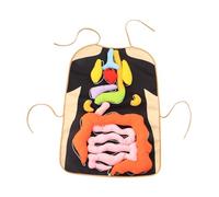 RCGOFOLLOW 3D Organ Apron Kids Human Body Organs Educational Tool Fun Teaching Aid For Early Childhood Learning Locations 3D Organ Apron Human Body Anatomical Model