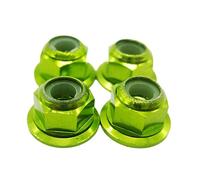 RCGOFOLLOW 4 Pieces RC Car S Performance Aluminum Alloy Wheel Lock Nut for 1/10 WLtoys K949 Applicable for 1/10 WLtoys K949, Green