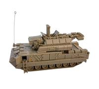 RCGOFOLLOW 7 DIY Simulation Vehicle Tank Model Toy Unique Collection Item 1 72 Scale Tabletop Decor Retro Setting Tank Model Building Kits Vehicle Collection Gift, Yellow, 12.3x5.2x7.5cm