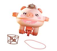 RCGOFOLLOW Balance Pig Piglet Walking Tightrope Cartoon Becomes Educational Tool For Young Minds And Active Play Novelty Tightrope Walking Tumbler Unicycle Toy Tumbler Pig Cute Balanced Toys , Pink