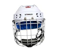 RCGOFOLLOW Breathable Ice Hockey Helmet Roller Skating Sports Gear Adjustable Fit With High Density Foam For Effective Ice Speed Skate Helmet Dry Land Hockey Equipment, White, M