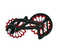 RCGOFOLLOW Carbon Fiber Derailleur Replacement Fittings Practical Accessory Lightweight Bicycle Rear Derailleur Pulley Gear Bike Rear For Mountain Road Bike