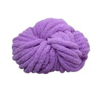RCGOFOLLOW Chunky Chenille Yarn for Hand Knitting Crafting Blankets Scarves and Cozy Cushions for Home Decor and Chunky Chenille Yarn for Hand Knitting Crocheting, Light Violet, 20mm
