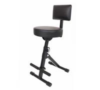 RCGOFOLLOW Comfortable Padded Guitar Seat Adjustable Height Ergonomic Support For Musicians Enhances Performance Experience On Stage Guitar Chair Foldable Stool Drum Chair