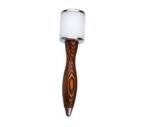 RCGOFOLLOW Creative Leather Carving Hammer Leather Art Nylon Hammer Smooth Handle Handcrafted Projects Compact Structure Art Nylon Carving T Shaped