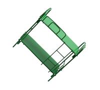 RCGOFOLLOW Dollhouse Decoration Miniature Toy Easy To Move Portable Mini Bed Beautiful Gift Idea Children Bedroom Model Toys Miniature Furniture Study Room Bunk Bedroom Furniture Bed Set