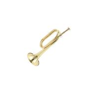 RCGOFOLLOW Durable Solid Copper And Brass Bugle Blowing Instrument With Premium Finish Musicians Seeking Sound Which Makes Sound Louder Penetrating Scouting Trumpet Bugle Western Winds Instrument