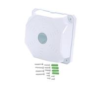 RCGOFOLLOW Easy To Dome Camera Junction Box Indoor Dome Camera Mount Waterproof Advantage Junction Outlet Box Ensures Long Term While Maintaining Over Time Measures 13 Cmx13 Cm/5.12
