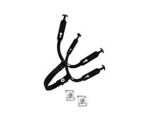 RCGOFOLLOW Easy To Install Hockey Ear Belt Loops With Removable Chinstrap Belt Buckle Hockey Repairing Kit Includes 1 Pair Of Ear Loops Repair Kit With Single Strengthened Snap Portable