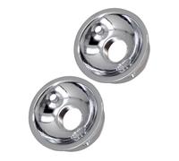 RCGOFOLLOW Electric Guitar Socket Package Includes Two Pieces Replacing Worn Out Components And Requires 7/8 Inch Mounting Hole. Plate Polishedl Finisht Electric Guet Plate, Silver, 26mm