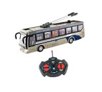 RCGOFOLLOW Elegant Remote Control School Bus Toy With Rubber Grip Tires Easy To Control Making Exciting Playtime Children 1/32 Rc Bus Electric Remote Car, gold short, 21x6x5.3cm