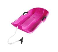 RCGOFOLLOW Frosty Adventures Premium Grass Sliding Board With Pull Rope For Skiing And Skating Fun Wide ApplicationsThe Snow Sledge Is Widely Suitable For Skiing, Pink, 65x42x14cm