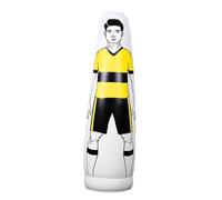 RCGOFOLLOW Goal Keeper Soccer Trainer Tumbler For Stability And Precision In Soccer Training With Inflatable Features For Versatile Scenarios Training Inflatable Humanoid Equipment, yellow, 160cm