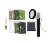 RCGOFOLLOW Grass Machine Flocking Capability DIY Project Accessories Kits And Model Layouts With Strong Performance Modeling Hobby Craft DIY Project Accessories Kits, Style A