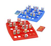 RCGOFOLLOW Guessing Game Reasoning Game Board With Fun Character Cards 2 Players Engaging Family Party Interactive Toy Logical Reasoning Abilities Early Learning Gifts, Blue, 11.3x12.5x2.5cm