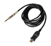 RCGOFOLLOW Guitar Bass 3mm USB Link Connection Instrument Cable Musicians Who Want Audio Output USB Guitar Cable Owns Sound Card And Can Be Compatible With Computer Without