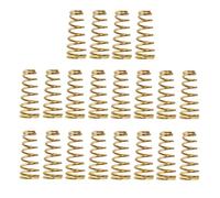 RCGOFOLLOW Guitar Pickup Adjustment Spring Set Suited To Electric Guitar Bass Includes 20 Pieces For Installation Bridge Tailpieces Saddle Spring Pickup Mounting, Golden