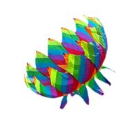 RCGOFOLLOW Kite Outdoor Sports Toy Big Kite Soft Unique 3D Lotus-Shaped For Memorable Flying Adventures Rotating Lotus-Shaped Frameless Flying Kites
