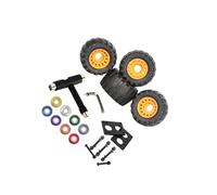 RCGOFOLLOW Lightweight Skateboard Wheels With Bearings Skateboard Riser Pads Included Is Also Favored Skaters. Are Packaged As Gift For Family Or Friends. Complete Accessorieswe