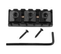 RCGOFOLLOW Locking Nut 43mm Designed Tremolo Bridge Electric Guitar Features String Spacing Suitable For All Guitar Genres Locking Nut Block Tremolo Bridge Electric