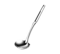 RCGOFOLLOW Portable Cooking Ladle Made with 316 Stainless Steel Featuring Easy to Clean Soup Lovers Cooking Ladle is Made of Stainless Steel Creative Spoon Rustproof
