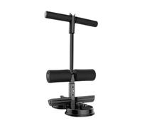 RCGOFOLLOW Portable Sit Up Bar With Resistance Bands Adjustable Height Core Exercises Ab Workouts Anywhere Anytime Sit Up Bar With Resistance Band Floor Holder Home