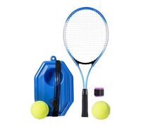 RCGOFOLLOW Professional Tennis Single Training Racket with Elastic Strings Outdoor Practice and If Base is Not Heavy Enough Solos Tennis Trainer Rebounds Racket Balls