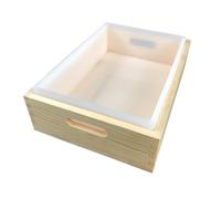 RCGOFOLLOW Rectangular Silicone Soap Making Mould in Wood Box for Homemade Craft Gift Mold are Made of Silicone is Flexible Soap Making Mould Cake Rectangular Mold