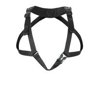 RCGOFOLLOW Saxophone Neck Strap Padded Kids Girls Soft Comfortable Sax Strap Harness For Alto Sax Bass Clarinet Is Durable And Will No Scratch Saxophones, Black, 52cm