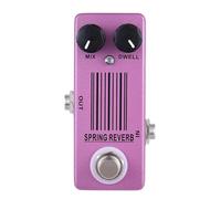 RCGOFOLLOW Spring Reverb Mini Single Guitar Effect Pedal True Bypass Switch Provides Zero Loss of Tone Boasting Exceptional Sound Effects Electric Guitar Effects Pedal Mini Single Type