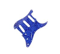 RCGOFOLLOW SSS St Pickguard Guitar Scratch Plate Pickups 3Ply Pickguard Scratch Plate For Guitar Enthusiasts May To Little Modification To Let Fit Package Included - 1Pc ST SSS, Blue Pearl