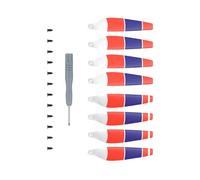 RCGOFOLLOW Stable Flying RC Drone Quadcopter Replacement Quick Release Propellers Lightweight Spare Parts FeaturesLow Noise Remote Control Aircraft Drones Accessory Parts, Red Blue White
