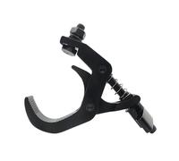 RCGOFOLLOW Stage Light Clamp Strong And Durable Hook Innovative Lightweight Various Event Lighting Applications Stage Light Clamp Hooks Are Made Of Aluminum Alloy, Black, 15x11x3cm