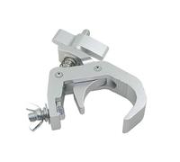 RCGOFOLLOW Stage Light Clamp Strong And Durable Hook Innovative Lightweight Various Event Lighting Applications Stage Light Clamp Hooks Are Made Of Aluminum Alloy, Sliver, 15x11x3cm