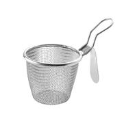 RCGOFOLLOW Stainless Steel Noodles Colander High Temperature Resistance Designed for Everyday Optimal Cooking Efficiency Stainless Steel Mesh Strainer Spaghetti Strainer