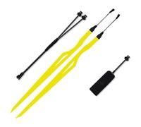 RCGOFOLLOW Stay Visible And Safe With Multicolor LED Warning Strip Helmet Light Accessory Light Up Ride Motorcycle, yellow